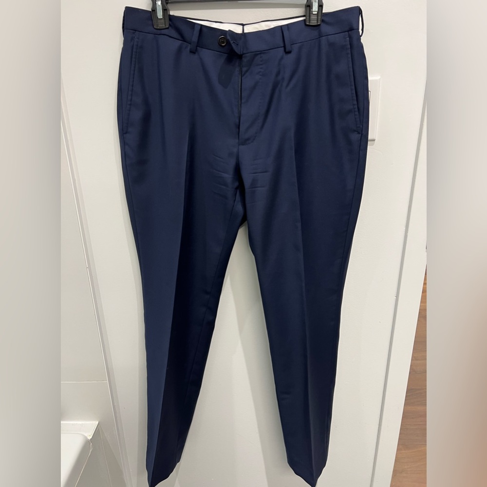 Proper Cloth navy wool dress pants